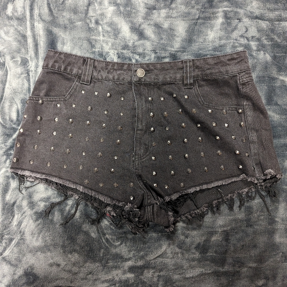 Killstar Spiked Shorts